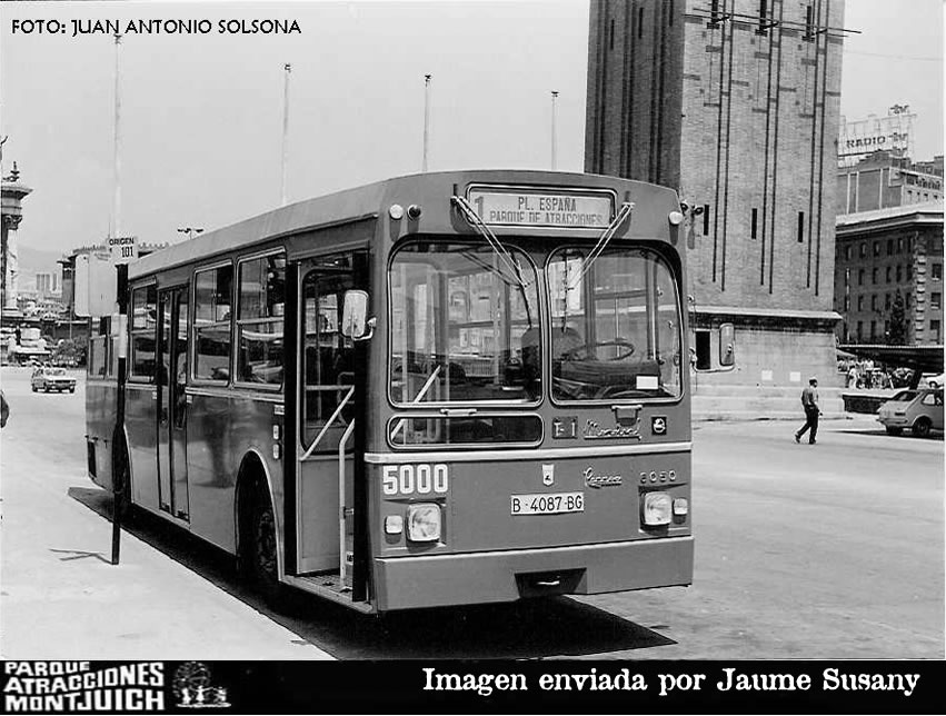 Autobuses Públicos del Parque de Montjuic.