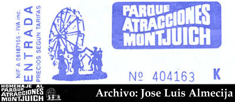 Entrada Parque de Atracciones Montjuich