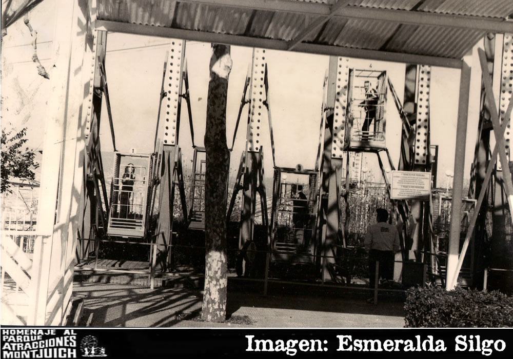 Las Jaulas en el parque de atracciones de Montjuic