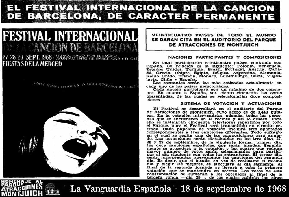 Festival Internacional de la Canción de Barcelona 1968