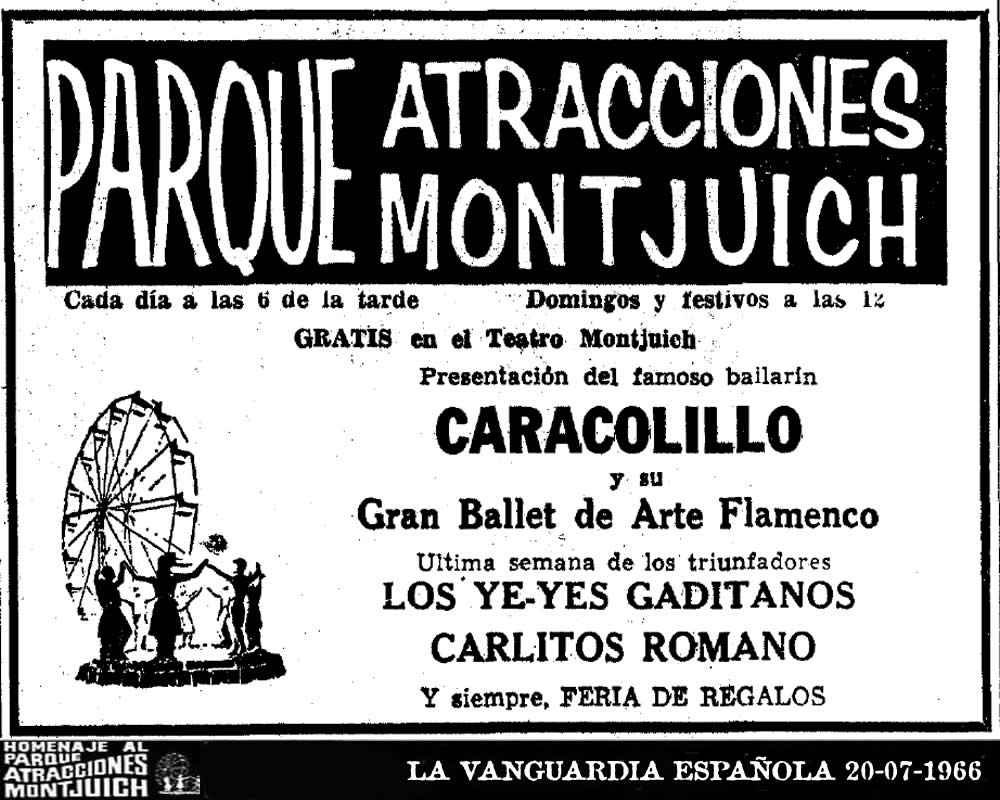 Carlitos Romano en Parque de Atracciones de Montjuic