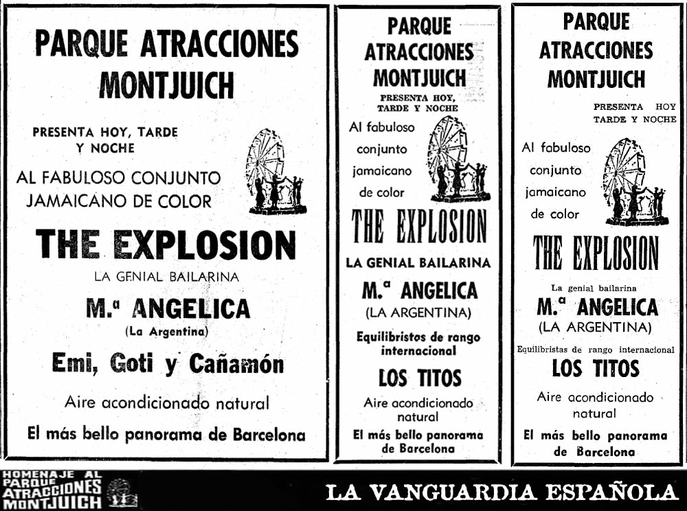 The Explosion en Parque de Atracciones de Montjuic